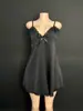 Fornecimento Transfronteiriço Mais Vendido Comércio Exterior Lingerie Feminina Sexy, Camisola Sexy com Renda, Camisola com Costas Vazadas, Atacado na Europa e América