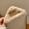 Pinza de Garra de Peluche para Mujer, Pinza Grande para el Cabello de Otoño e Invierno con un Toque de Lujo, Pinza de Tiburón Ins para Cabello Grueso, Pasador para Moño, Accesorio para el Cabello