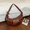 Cross2026 Outono Inverno Nova Bolsa de Axila Bolsa de Bolinho Versátil Retrô Estilo Simples Versátil para o Dia a Dia Bolsa de Ombro Único Transversal