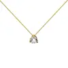 Collar Transfronterizo Más Vendido de Acero Inoxidable con Circonita para Mujer, Lujo Ligero, Nicho, Acero de Titanio de Alta Calidad, Resistente al Color, Cadena para Clavícula Incrustada con Diamantes