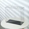 Caja de Regalo de Dinero de Acrílico Transparente, Caja Cuadrada para Flores, Caja DIY 520 Día de San Valentín, Personalización de Caja de Regalo de Dinero