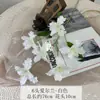 Flores Artificiais Íris Alice Orquídea Cauda de Andorinha Flores Artificiais Realistas de Alta Qualidade Arranjo para Casa Casamento Arranjo de Flores Decoração