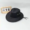 Chapéus Prontos de Fábrica Atacado Chapéus de Sol para Viagem Versátil Praia Viagem Chapéus Pequenos Chapéus de Cowboy Ocidentais