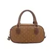 Bolsa de mão de luxo com padrão vintage de nicho, nova coleção outono 2026, bolsa transversal estilosa e versátil para o dia a dia, bolsa de ombro feminina da moda