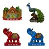 Superventas Wenchuang Ciudad Turística Xishuangbanna Imán de Resina Estéreo Pegatinas para Refrigerador Animales Souvenirs Turísticos Venta al por Mayor