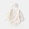 Coleção LiquidaçãoMacacão Estilo Kimono com Amarração de Algodão Puro Baby Classe A Macacão Borboleta Sem Costura para Recém-Nascido Todas as Estações