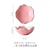 Molheira Cerâmica Japonesa Criativa Borda Dourada Pequeno Prato Doméstico Vinagre de Bolinho Panela Quente Molho para Mergulhar Venda Quente Atacado