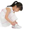 Nuevas Zapatillas Deportivas con Luces para Niñas, Luces Intermitentes, Zapatos Casuales Transpirables de Velcro para Niños, Zapatillas de Correr Rosa Bebé