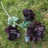Nueva flor de peonía de 3 cabezas, flor artificial hecha a mano, flor falsa, decoración del hogar, boda, paisaje, camino, flor de seda, venta al por mayor
