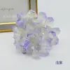 16 borda de porco grelhado hortênsia borda de cozimento artesanato borda queimada hortênsia caixa de presente caixa de flores saco de material decoração de casa com flor Halloween