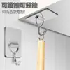 Gancho de Metal Fuerte Sin Perforar para el Hogar Baño Gancho para Toallas Gancho para Ropa Cocina Puerta de Inodoro Trasera Acero Inoxidable Gancho Adhesivo