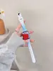 Adequado para Apple Watch Gerações 1-12/Ultra3/Se3 Cintura Pequena Pulseira de Relógio de Silicone com Bolinhas Gradiente