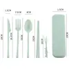 Amazon Paja de Trigo Hogar Tazón para Sopa Taza de Agua Vajilla Exterior Portátil Plato Tazón Set de Cubiertos Directo de Fábrica
