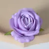 Simulación Flores de Rosa Pequeñas de Franela Cabezas de Flor Boda Ceremonia Boda Coche Escena Decoración de Hotel Pared de Flores Arco Flores de Seda Venta al por Mayor