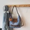 Bolsa Tote Transfronteiriça Retrô Personalizada de Grande Capacidade para Commuter Feminino, Novo Design Casual de Nicho 2026, Bolsa de Ombro e Transversal