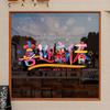 Pegatinas Decorativas de Año Nuevo Electroestáticas 2027 Da la Bienvenida al Año Nuevo Pegatinas de Pared con Palabras de Colores Pegatinas Electroestáticas para Ventana de Empresa Pegatinas de Vidrio