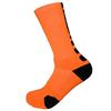 Meias Esportivas Cano Alto com Sola de Toalha, Meias Elite de Basquete Felpudas Espessas Antiderrapantes, Meias Altas Masculinas para Uso em Basquete