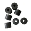 Tapón Cilíndrico de Silicona Negro con Agujero Pasante, Tapón Cilíndrico Sellado Amortiguador, Diámetro 4.5-16.8mm Tapón de Silicona para Tubo de Ensayo