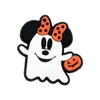 Nuevos imanes de refrigerador magnéticos de dibujos animados transfronterizos con diseños temáticos de Halloween para decoración del hogar festivo, pegatinas magnéticas lindas y relajantes
