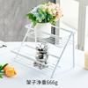 Estante de almacenamiento para botellas de condimentos de cocina, estante de almacenamiento para lavabo de baño, estante de almacenamiento multifunción de hierro para el hogar