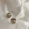 Ear cuffs de personalidade europeia e americana exagerados com senso de alta qualidade para heavy metal, brincos de círculo grande, brincos com design retrô francês