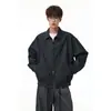 Otoño/Invierno 2026 Nuevo Estilo Coreano de Moda Chaqueta de Trabajo de Alta Gama Holgada Talla Grande para Adolescentes