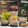 Vasos de Cerâmica Bruta Sem Esmalte para Flores Frescas com Características Zen Criativas, Novo Conjunto Respirável para Plantas Suculentas, Frete Grátis