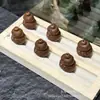 Calabaza de Sándalo Premium para la Riqueza, Accesorios DIY para Pulseras Hechas a Mano, Separadores de Cuentas, Colgantes para Tejido de Cuerda, Accesorios Creativos