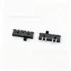 Interruptor de Alavanca Mini Pequeno Horizontal de Oito Pinos Msk13C02 com Iluminação LED, Interruptor Deslizante Micro de Três Posições com Alavanca Lateral