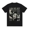 Camiseta con Estampado de la Cantante Lana Del Rey Moda Femenina Hip Hop Hombre