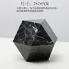 Decoración geométrica nórdica moderna cuadrada irregular de mármol suave rectangular cruzada cilíndrica jarrón decoración del hogar