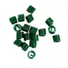 Funda Protectora de Hilo de Acero Galvanizado Verde Anti-Fugas Manguito de Hilo de Acero Color Plateado M1.4 M1.6