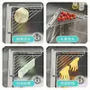 Suporte Triangular de Drenagem para Pia de Cozinha Aço Inoxidável Suporte de Armazenamento para Pia Armazenamento de Esponja e Pano Pia para Lavar Vegetais Pequeno Suporte de Drenagem para Lavar Louça