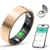 Anillo inteligente transfronterizo anillo frecuencia cardíaca oxígeno en sangre monitoreo de salud conteo de pasos ejercicio sueño bluetooth IP68 impermeable