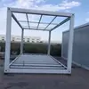 Casas modulares container casas de atividade simples casas de cor de aço casas integradas escritórios montáveis destacáveis varandas de sol