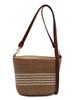 Bolsa de Palha Trançada de Comércio Exterior Feminina 2025 Nova Bolsa Transversal de Verão Design de Nicho Bolsa Balde para Férias na Praia