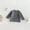 Conjunto de Dos Piezas Dianxi para Bebés y Niños Pequeños: Chaqueta Acolchada de Algodón con Estampado de Estrellas y Leggings de Forro Polar para Niñas