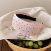 Faixa de Cabeça com Coroa Alta para Mulheres, Novo Estilo com Toque de Luxo, Faixa de Cabelo Larga Versátil para Sair, Acessório de Cabelo para Lavar o Rosto