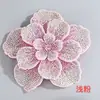 Accesorios Decorativos para Zapatos Joyería de Flores Parche de Tela de Tres Capas Flor de Peonía Tridimensional Tocado Accesorios DIY Accesorios para Ropa