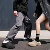 Chinelos de Algodão Impermeáveis Femininos Inverno Casa Antiderrapante Quentes Chinelos de Algodão Masculinos Veludo Extra Outer Wear Bico Fechado Chinelos de Pelo Outono Inverno Atacado