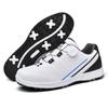 Zapatos de golf de moda para hombre, zapatillas con hebilla giratoria, zapatillas de béisbol de caña baja, zapatillas para exteriores.