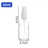Botella rociadora marrón, botella rociadora de niebla fina a prueba de luz, botella hidratante transparente, botella de recarga cosmética, botella de perfume de viaje