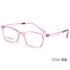 Venta al por mayor Tr90 8g Adecuado para Niños de 6 a 12 Años Gafas Chupón de Silicona Cualquier Doblez Lindo Armazón de Gafas