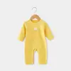 Roupa Térmica de Segunda Pele Pijama para Bebês, Primavera, Outono e Inverno Macacão de Manga Longa Roupa para Recém-Nascidos Macacão Roupa para Engatinhar
