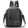 Mochila de Cuero Genuino para Mujer, Piel de Vaca de Capa Superior, Moderna de Gran Capacidad, Mochila de Viaje a la Moda, Mochila Escolar, Bolso para Mujer con Diseño Reductor de Carga