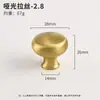Procesando Manija Personalizada de Latón de un Solo Agujero Escandinavo Lujo Accesible Simple Manija para Puerta de Gabinete Manija para Cajón de Gabinete Herrajes para Muebles
