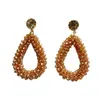 Brincos Populares, Pingentes, Joias, Brincos, Cristal Artesanal, Pequeno Luxo, Estilo Coreano de Ponta, Gotas d'Água Transfronteiriças