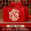 Furoshiki de Casamento Grande Envelope Vermelho Furoshiki Dote da Noiva Pano para Embalar Bacia da Alegria Pano Furoshiki Suprimentos de Casamento Abrangente