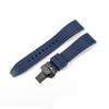 Correa de Goma 22mm Correa de Liberación Rápida Ajuste Shuttle Tiantie Chengmei Dudu Comcas Reloj Seiko de Fluororubber