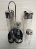 Hotel Hogar Cocina Restaurante Hogar Combinación Multiposición Acero Inoxidable Juego de Botellas para Condimentos Limpieza Conveniente Embellecimiento Vida
